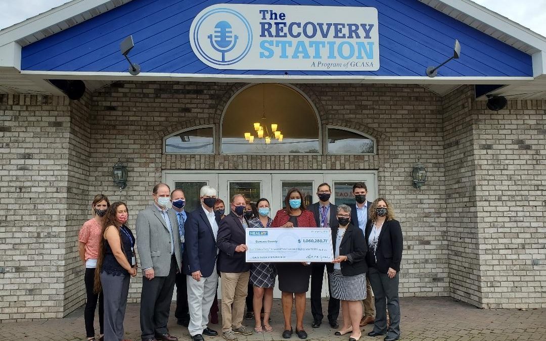 NYS AG Letitia James comes to town to present $1 million check to Genesee County to fight the opioid epidemic
